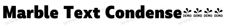 Marble Text Condense字体转换